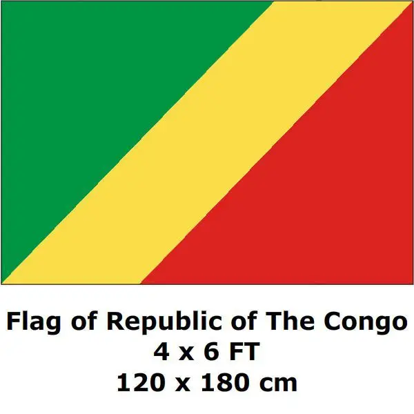 Congo-Kinshasa Katanga Flag 3X2FT 5X3FT 6X4FT 8X5FT 100D Polyester Banner