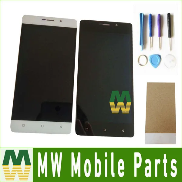 

1PC /Lot Original For BLU Studio Energy2 Energy 2 S0090UU LCD Display+Touch Screen Digitizer Black White Color with Tools+tape