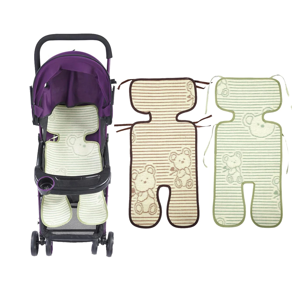 

Summer Baby Stroller Mat Newborn Infant Straw Cooling Pad Sleeping Mat For Baby Prams Pushchairs Carts 2018 Stroller Accessories