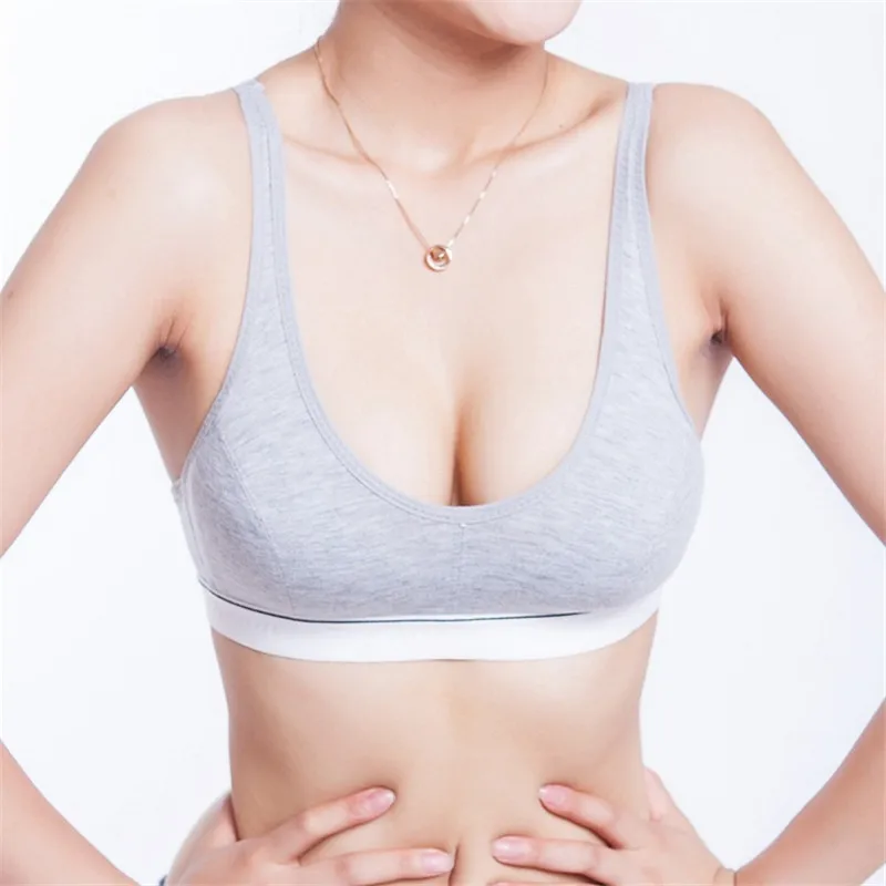  Sexy Seamless Removable Padded Bra Casual Letter Print Bra Fitness Breathable Women Bra