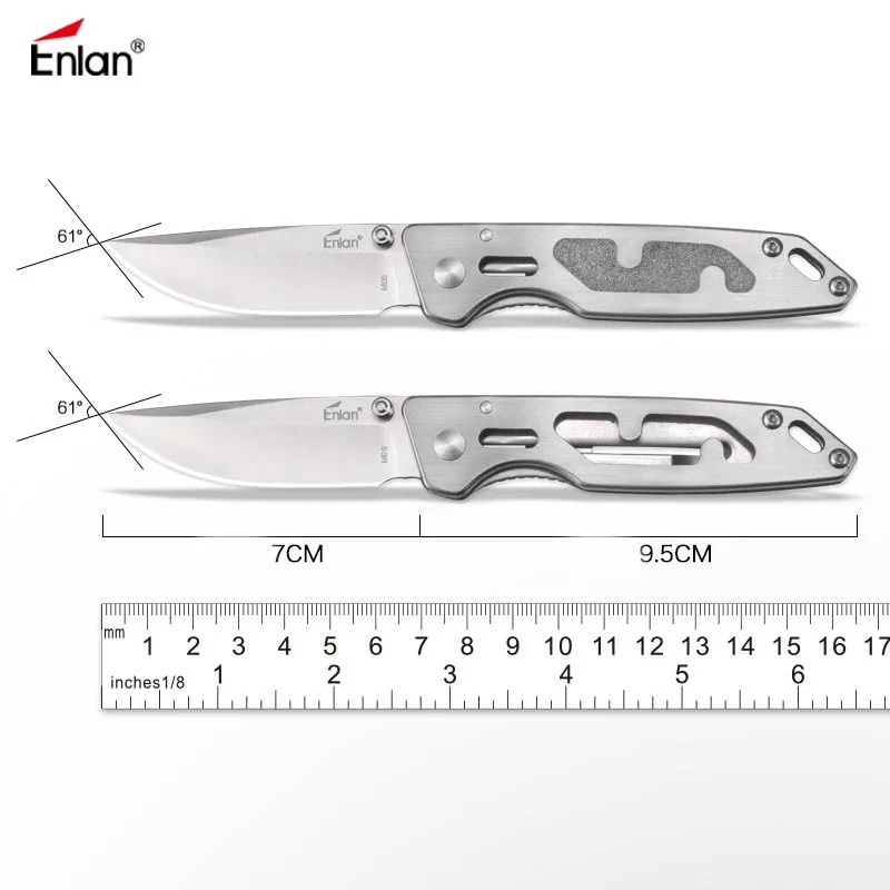 Enlan M06 складной карманный Ножи 8cr13mov лезвием Открытый Отдых выживания тактическое назначение Охота Ножи EDC Ножи