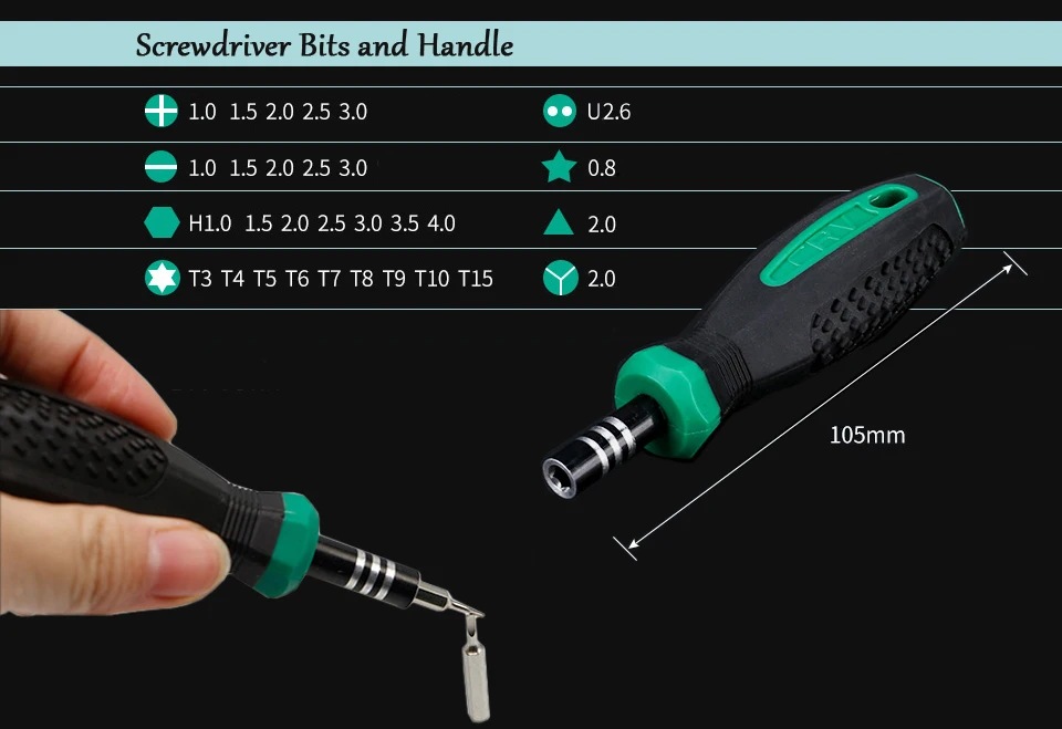 31 в 1 набор электронных инструментов, набор отверток для компьютера, мобильного телефона, планшета, часов, домашнего ремонта