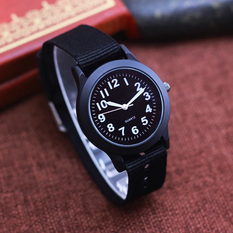 2024 JINNAIER New Famous Brand Men Children Boys Girls Fashion Cool Quartz Saber Watches Students Canvas Electronic Wristwatch 2