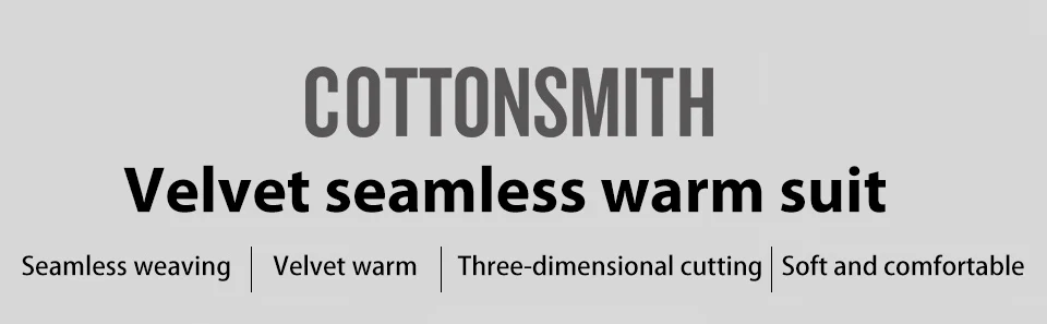 Original xiaomi mijia COTTONSMITH velvet seamless warm suit winter base coat autumn warm clothes (1)