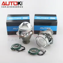 Autoki 2 шт. 3,0 дюймов Bi Xenon Hella G5 налобный фонарь, объектив проектора, алюминиевая Автомобильная Hid фара, модифицированный D2S отражатель Hi/lo луч