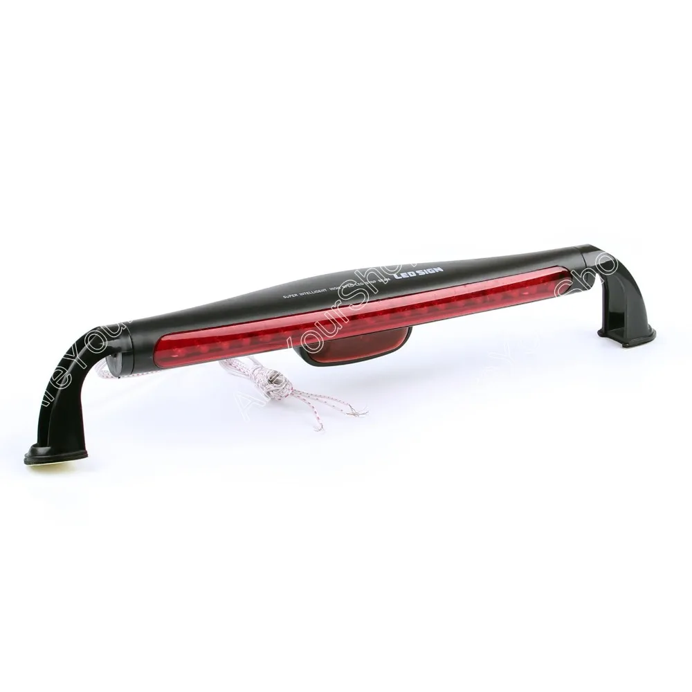 

Sale Red 40 LED 5W 12V Universal Fit Car 3RD Third Brake Tail Lights High Mount Stop Lamp Plastic