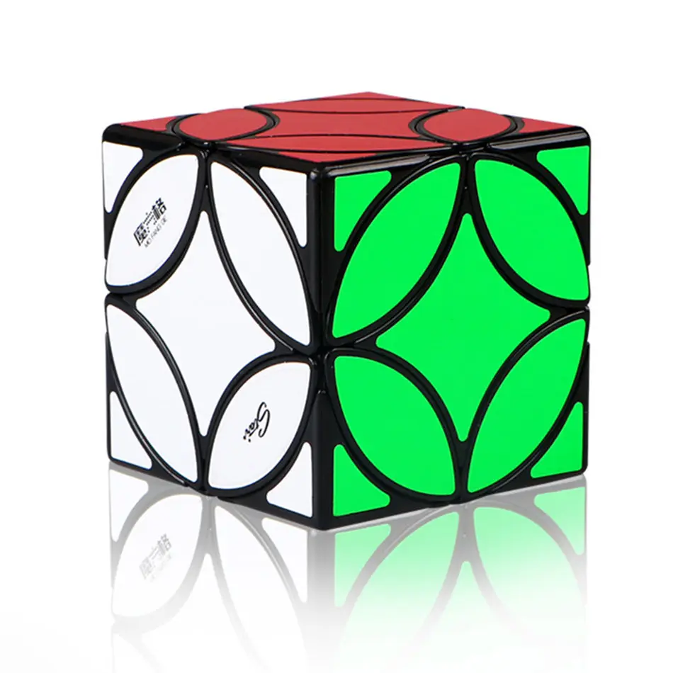 

QiYi Copper Coin Magic Cube Strange Shape Ancient Coin Magic Cube Funny Speed Cube Puzzle Educational Toy for Children