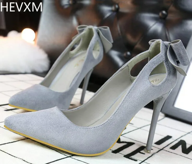 

HEVXM Ladies High Heels Korean Sweet Woman Ladies Fashion Thin Heel High Heels Zapatos Mujer Pink Women Shoes Pumps Heels