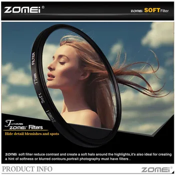 

Zomei 52/55/58/62/67/72/77mm Special Effect Soft Focus Filter Diffusion Filter for Canon Nikon Sony Olympus Pentax Samsung Lens