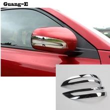 For Suzuki Vitara 2016 2017 Car styling cover body ABS chrome back rear view Rearview Side Mirror sticks trim frame lamp 2pcs