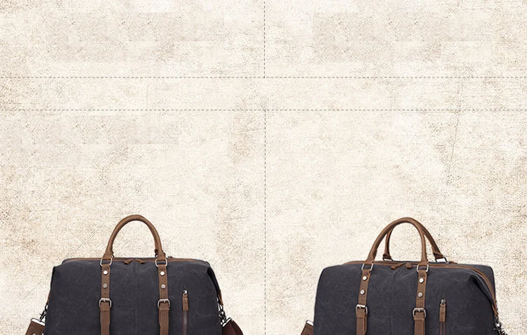 LeTrend Новый большой емкости холст Портативный Чемодан Для мужчин сумки на ремне ретро классический дорожная сумка Винтаж Для Мужчин's Сумки