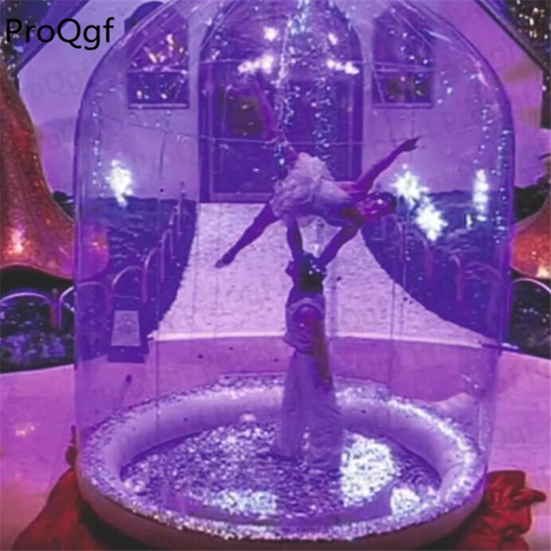 

1Pcs A Set inflatable snow globe balacing act perfect dancing ball for new year parties Transparent Tent