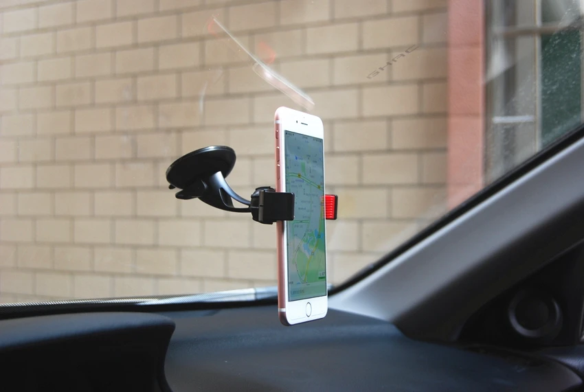 Выдвижной Автомобильный держатель с клипсой, держатель для телефона на лобовое стекло, подставка с поворотом на 360 градусов, универсальный крепкий держатель, аксессуары для телефона
