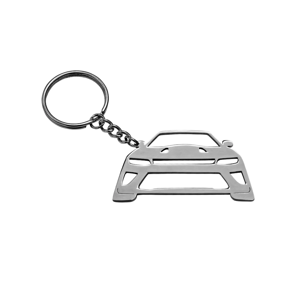 

2018 Car Styling Decor Accessories 304 Stainless Steel Key Chain Key Ring For Chevrolet Camaro SS Keychain