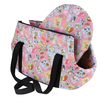 

Practical Boutique Foldable and washable Small Dog Cat Pet Travel Carrier Tote Bag Soft padded small pet shoulder carrier