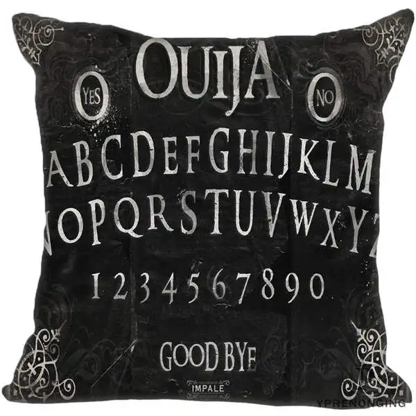 Декоративная Наволочка на заказ Ouija Board Spirit Board квадратная Наволочка на молнии 35X35,40x40,45x45 см(одна сторона) 80527-21-10 - Цвет: Square Pillowcases