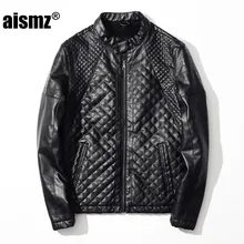 Aismz font b Men b font Autumn Winter Motorcycle font b Leather b font font b