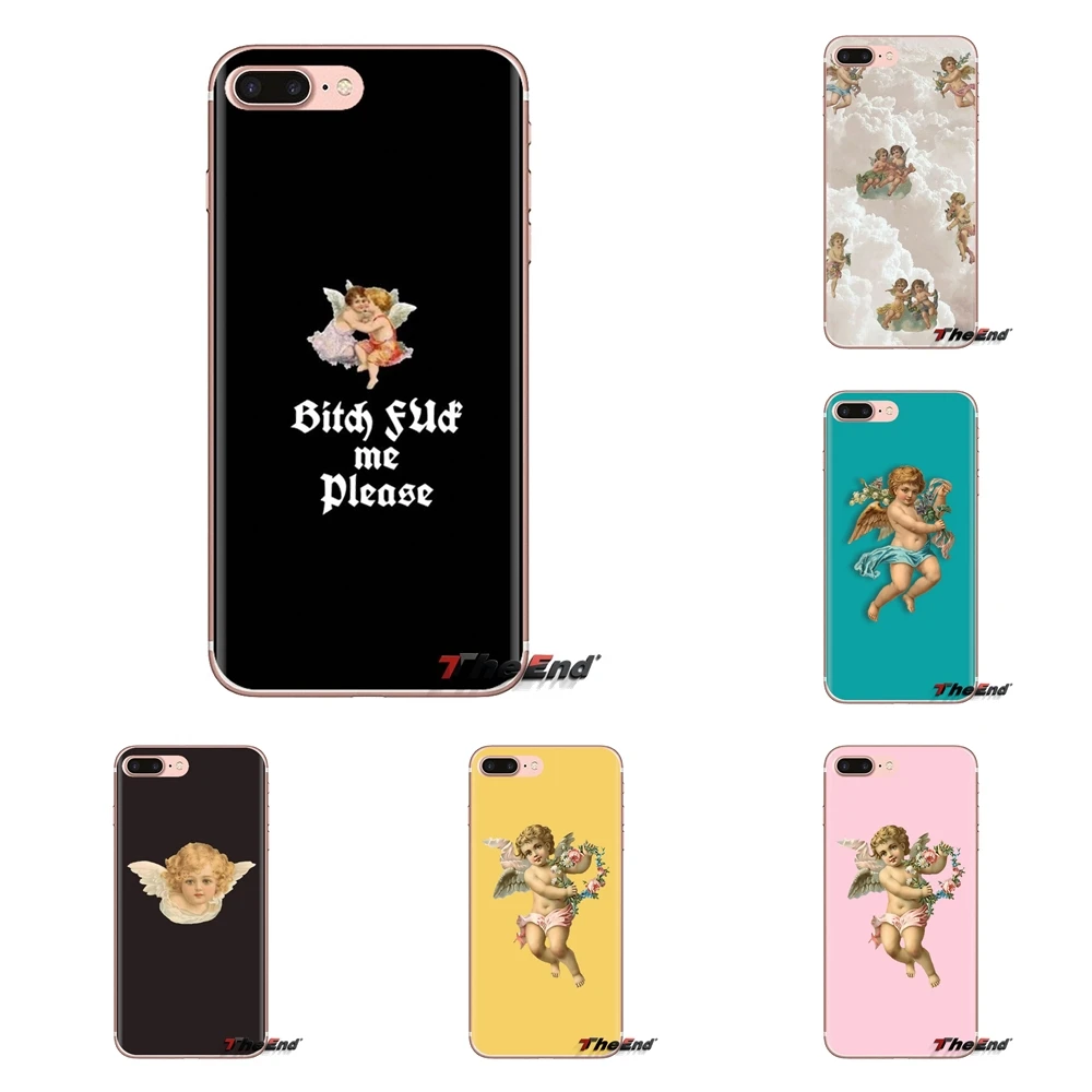 Renaissance angels Transparent Soft Cases Covers For Huawei G7 G8 P7 P8 P9 P10 P20 P30 Lite Mini Pro P Smart Plus 2017 2018 2019 |