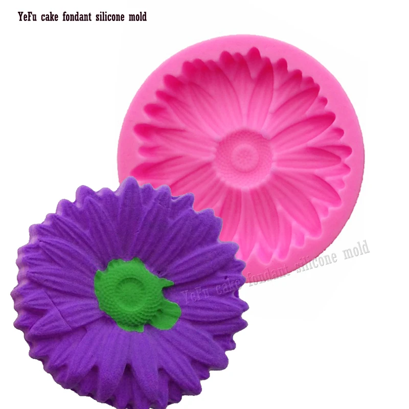 

Cake Decoration Silicone Molds Flowers Chrysanthemum Chocolate Mold Fondant decorating tools baking mould FT-835