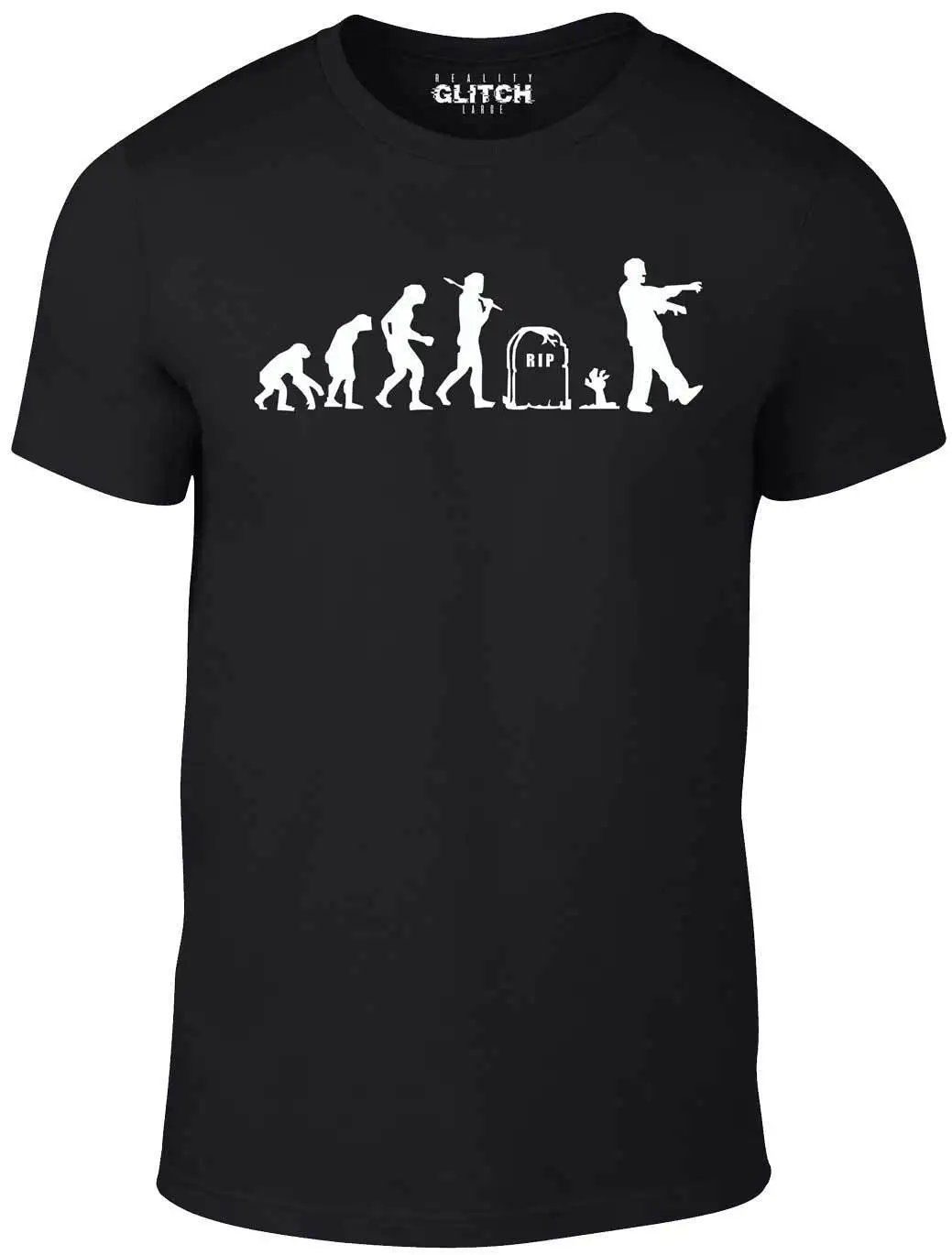 Zombie Evolution T-shirt - T Shirt Funny Zombies humour Living Dead walking Cool Casual pride t shirt men Unisex New Fashion | Мужская