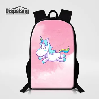 

Girl Lovely Unicorn Back Pack To School Animal Pattern Schoolbag Bookbags For Children Daily Daypack Women Fashion Shoulder Bags