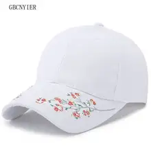 Gbcnyier весенние цветы шаблон Для женщин Бейсбол Кепки Весна Для женщин спортивная шапка моды повседневная женская обувь Sunhat тонкий хлопок