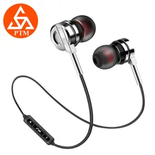

PTM W5 Wireless Headphone Bluetooth Earphone Headphone Neckband Sport Earphone with Mic for phone iPhone Xiaomi Bluetooth V4.1