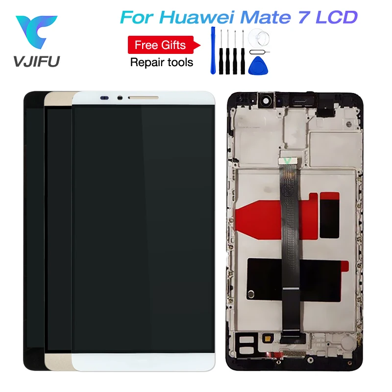 

6" Mate 7 LCD Display For HUAWEI Ascend Mate7 LCD Display Touch Screen Digitizer Replacement Parts MT7-TL00 MT7-CL10 MT7-L09