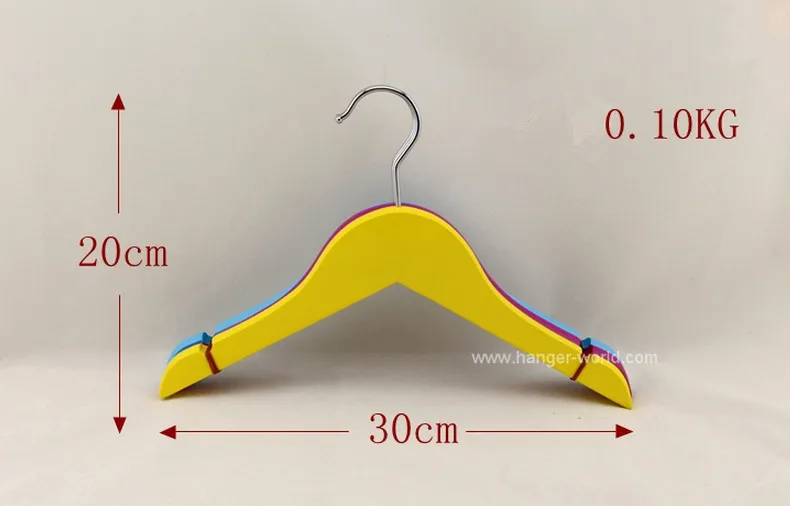 [ ] крошечные красочные деревянные вешалка для ребенка и ребенка(10 шт./лот