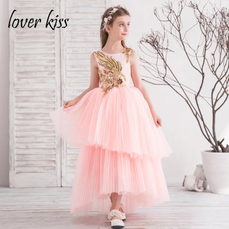 Lover Kiss Robe Demoiselle Dhonneur Enfant Fille Mariage