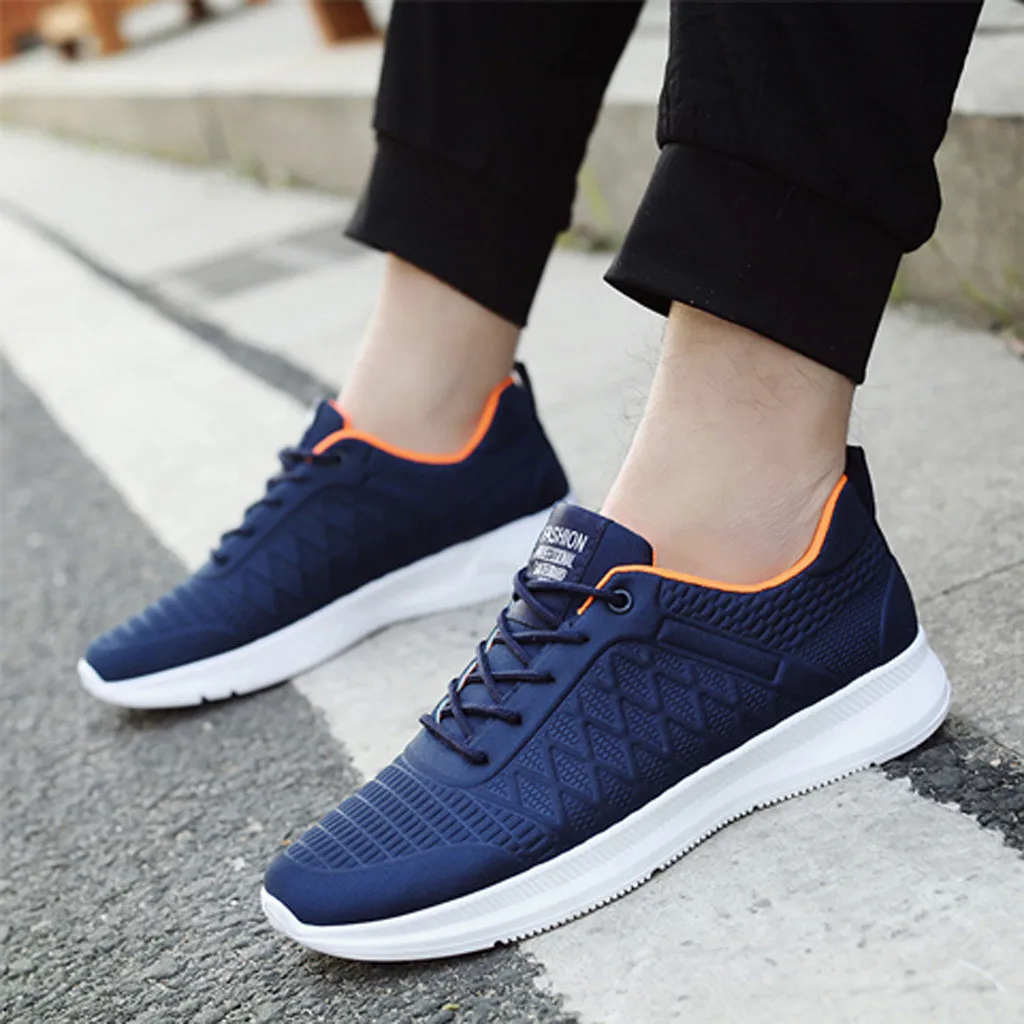 Men Fashion Outdoor Casual Lace-Up Sports Run Breathable Shoes Sneakers sport shoes men 2018 casual shoes men sneakers