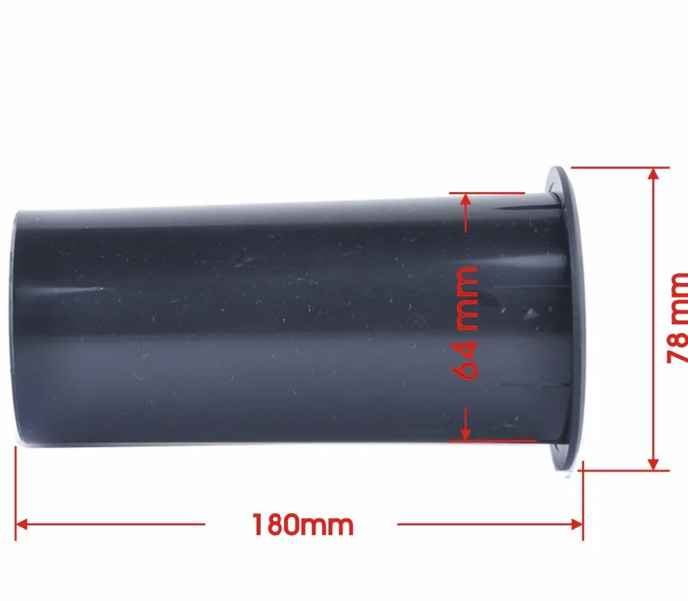 180x64 мм Сабвуфер НЧ динамик порт трубка фазоинвертор трубка Динамик вентиляционное отверстие 1 шт