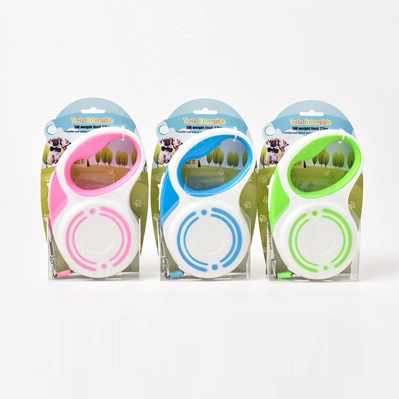 Durable Dog Leash Automatic Retractable Nylon Dog Lead Extending Puppy Walking Running Leads For Small Medium Dogs Pet Supplies