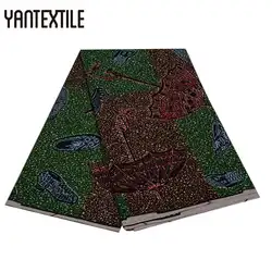 YANTEXTILE Лидер продаж продуктов для Для женщин свадебное платье Настоящие Восковые полиэстер Материал Нигерии реальный воск принты ткани 6