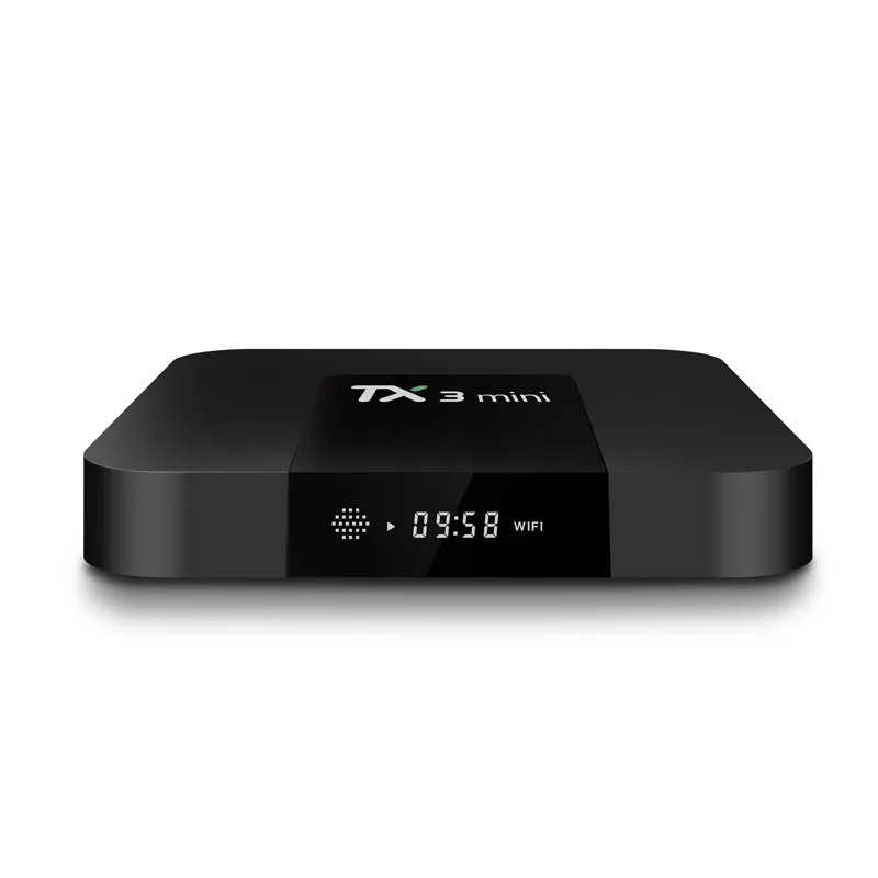 TX3 Мини Android 7,1 Смарт ТВ BOX Amlogic S905W 4 K 4 ядра ТВ контейнер под элемент питания 2 ГБ/16 ГБ 802.1.1b/g/n WI-FI LAN