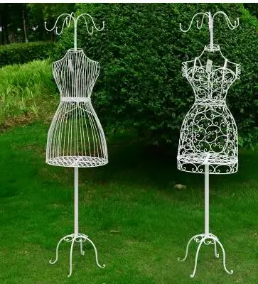 Кованые железные модели рамки женские свадебные съемки реквизит бюст вся ваша одежда вешалка окно дисплей стойки