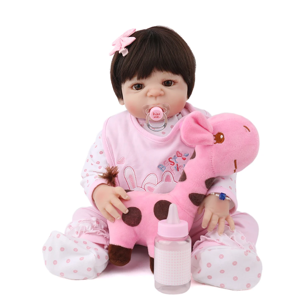 Кукла NPK Reborn Baby Реалистичная кукла для новорожденной девочки Boneca милая розовая