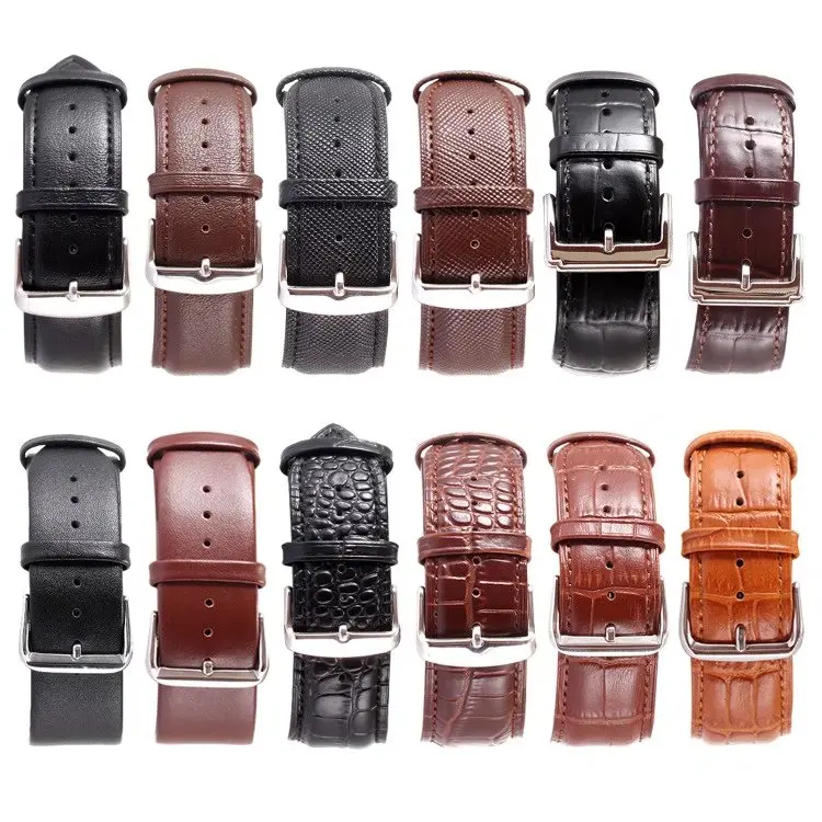 

NEW luxury Genuine Leather Replacement Strap Watchband for Apple Watch Series 3 2 1 42MM 38MM for iWatch Crocodile pattern Band