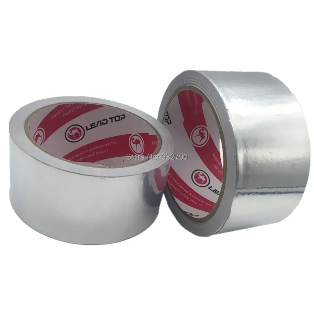 Pack of 2pc Aluminium Foil Self Adhesive Duct Heat Insulation Tape