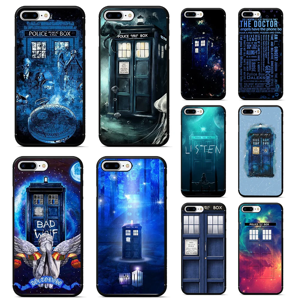 Tardis Box Doctor Whocase для iphone 7 plus мягкие чехлы из ТПУ 6 6s X XR XS MAX чехлы|Чехлы-накладки| |