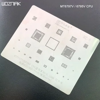 

MT6797W / MT6795W CPU BGA Reballing Stencil Plant Tin Steel Net For Meizu MX5 / MX6 / Pro6 0.12MM Multi-Function