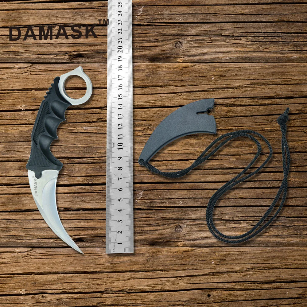 

Damask Outdoor Practice Portable CS GO Counter Strike Karambit Camping Backpacking Pocket Multi Denfense Survival Hand Tools