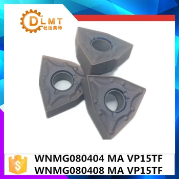 

20pcs WNMG080404 MA VP15TF WNMG080408 MA VP15TF Carbide inserts Cutting Tool CNC Tools Lathe cutter tools