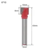 6mm Tige CNC routeur end mill bits de Fond de Nettoyage Routeur Peu Boiseries Fin Mill Cutter Outil carbure peu Dropshipping ► Photo 3/6