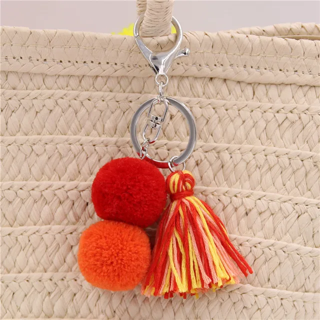 red bandana keychain