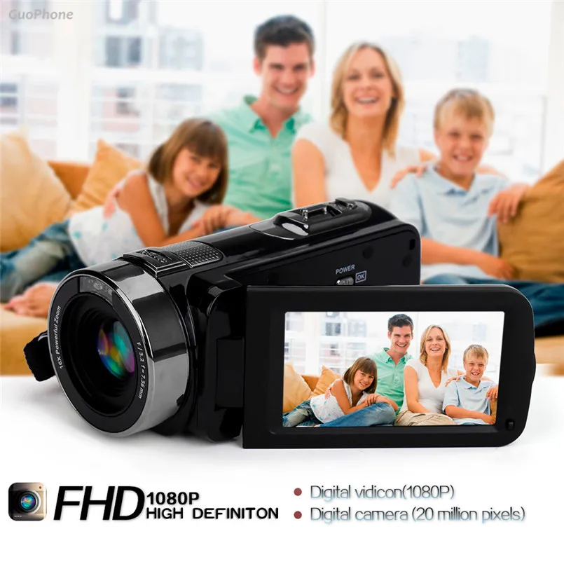 

3.0 inch Infrared digital high-definition cameras 16X digital zoom Night-shot Beauty Face Camera 24.0Mega pixels (US)GuoPhone