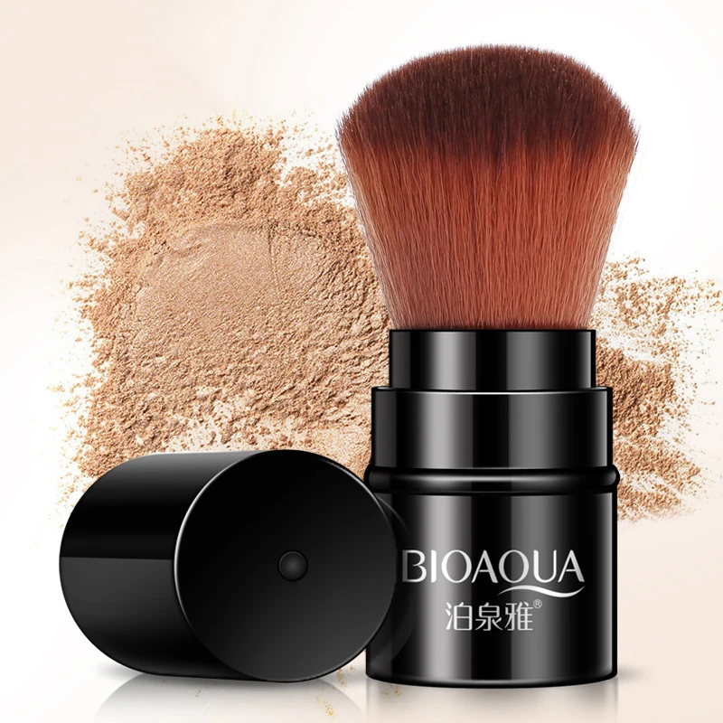 

1 Pcs Retractable Compact and portable Cosmetic Makeup Brush Foundation Eyeshadow Eyeliner Lip Make Up Brush