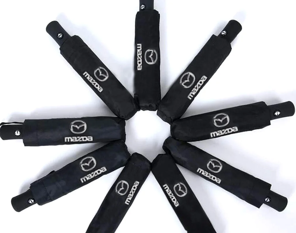 

car brand Fully Automatic Folding Umbrella Mazda Umbrella Business Gentleman An Open Man's Fully Automatic Umbrella