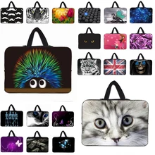 Компьютер чехол с ручками Сумка для нетбука неопрена Водонепроницаемый 9,7 10,5 11,6 12,3 13,3 14 15,3 17 дюймов ноутбук сумка для Acer HP IBM