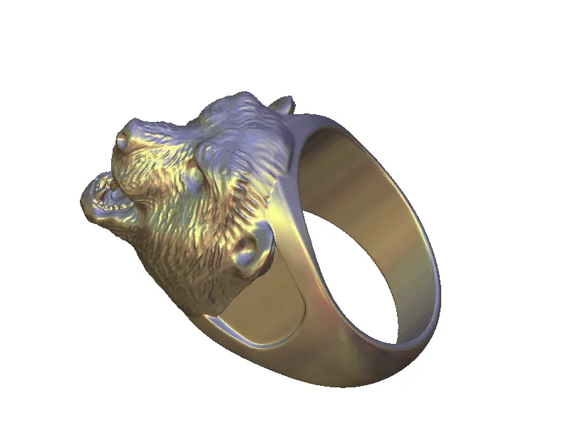 

animal ring CNC Router relief model STL format 3D model artcam type3 cnc engraving M210